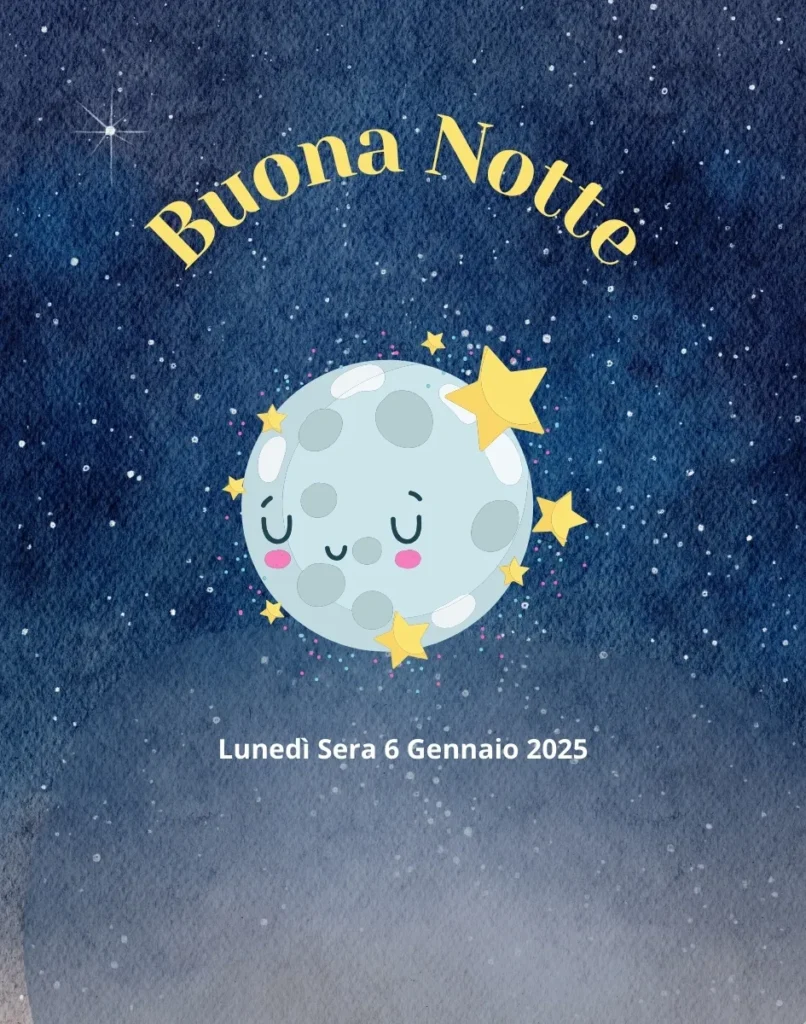 Immagini Buonanotte 6 Gennaio 2025: Lunedì Sera - Buonanotte con la befana