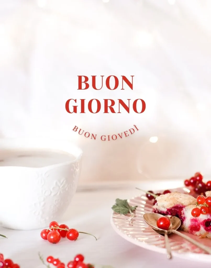 Buongiorno Buon Giovedì 16 Gennaio 2025 